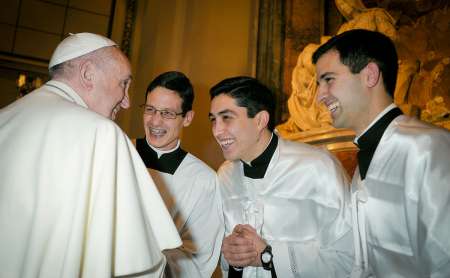 Vigilia di Natale di Miles Christi con il Papa Francesco